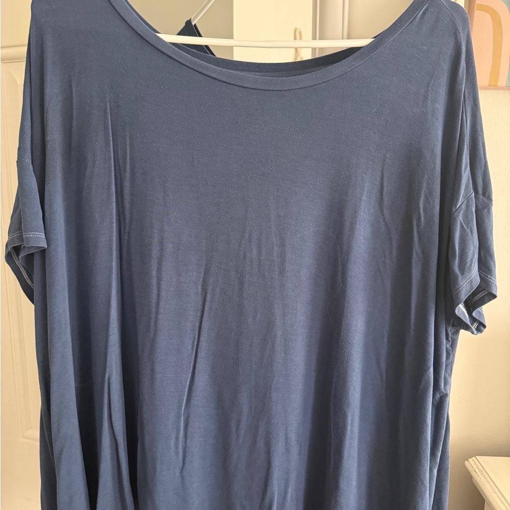 American Eagle Outfitters Soft and Sexy Blue Short Sleeve Tee